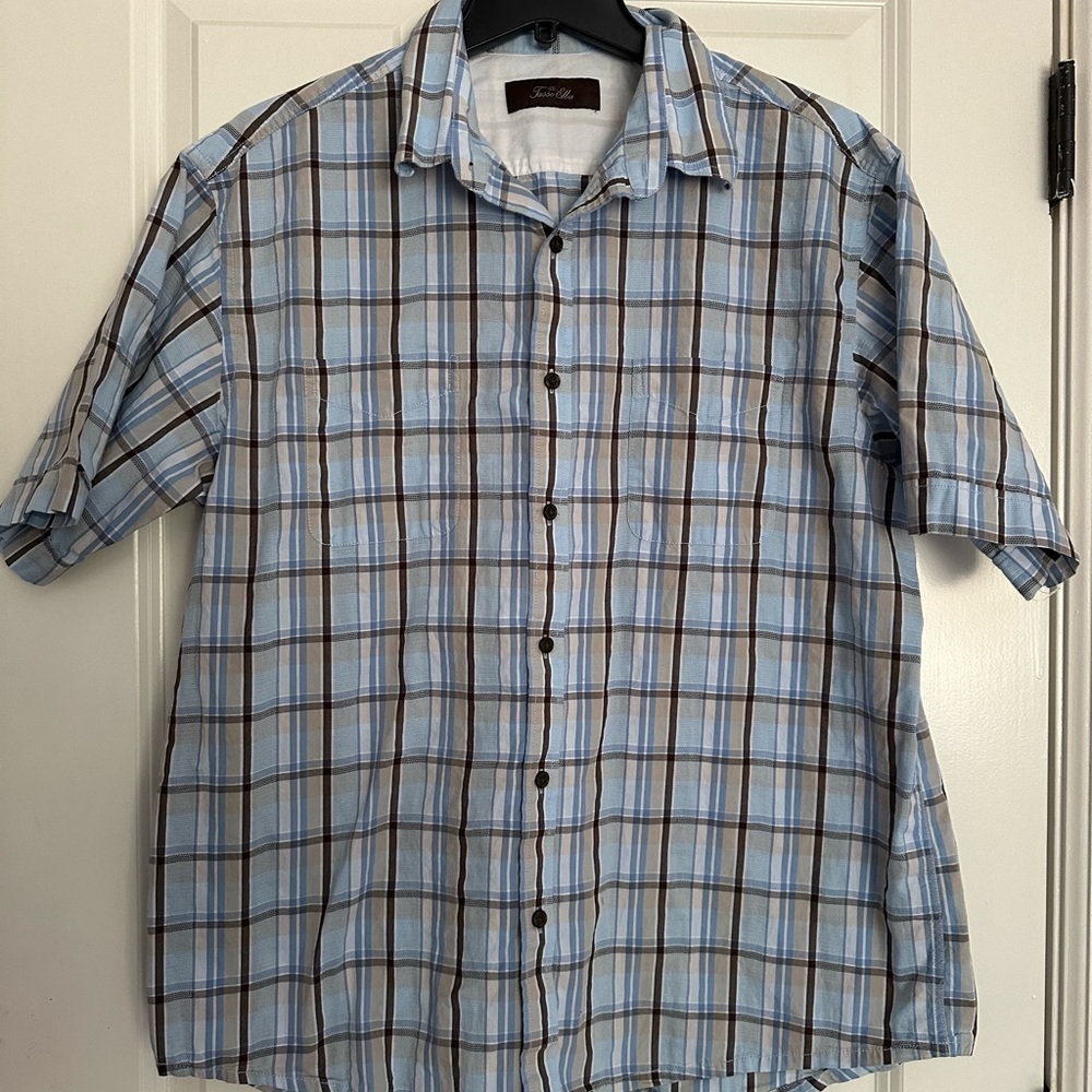 Tasso Elba Men’s Button Up Shirt size Large